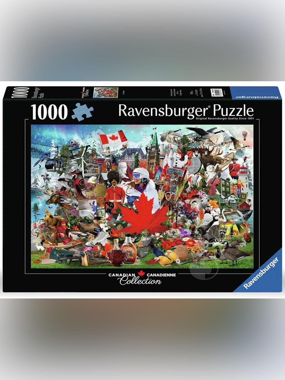 Ravensburger “Oh Canada” 1000 piece jigsaw Canadian Collage Puzzle